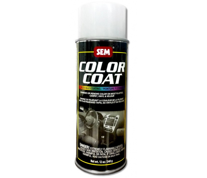 SEM 13023 - Color Coat Dashboard Paint in Aerosol - Low Luster Clear, Matt