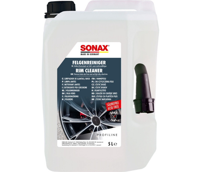 SONAX Wheel Cleaner Acid Free 5 liter - Jerry Can - CROP