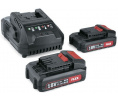 FLEX Set Caricabatterie a Carica Rapida Con 2 Batterie 18V 2,5Ah