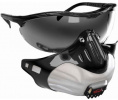 FMP2 Smoke Stealth-Mask Safety Glasses with Fine Dust Mask 