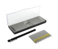 Dust Needle set - 10 Needles with Holder in a plastic case